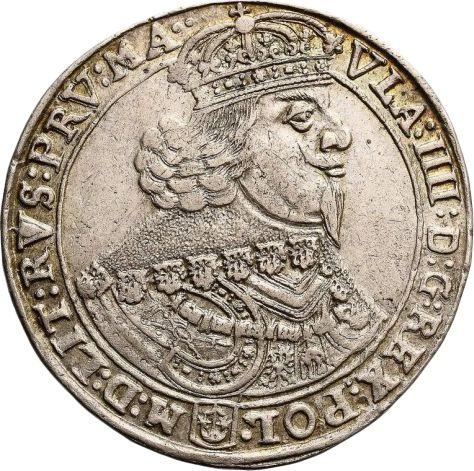 Obverse Thaler 1642 GG - Silver Coin Value - Poland, Wladyslaw IV