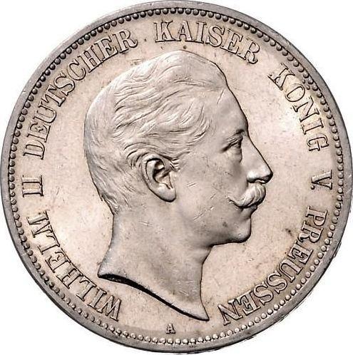 Obverse 5 Mark 1902 A "Prussia" - Silver Coin Value - Germany, German Empire