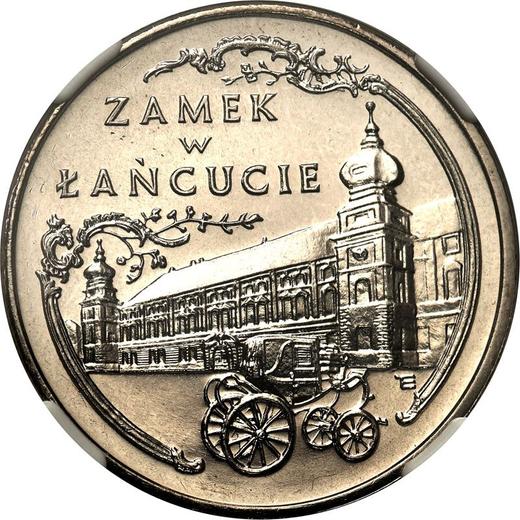 Реверс монеты - 20000 злотых 1993 года MW ET "Ланьцутский замок" - цена  монеты - Польша, III Республика до деноминации
