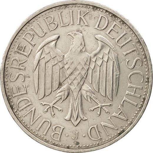 Реверс монеты - 1 марка 1983 года J - цена  монеты - Германия, ФРГ