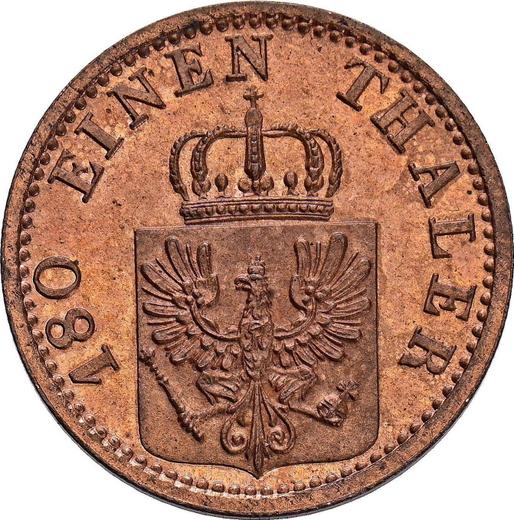 Аверс монеты - 2 пфеннига 1870 года B - цена  монеты - Пруссия, Вильгельм I