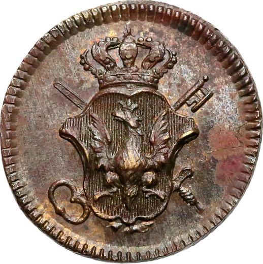 Аверс монеты - Мерная гирька дуката 1768 года - цена  монеты - Польша, Станислав II Август
