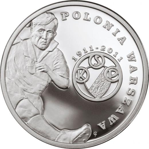 Reverse 5 Zlotych 2011 MW GP "Polonia Warszawa" - Silver Coin Value - Poland, III Republic after denomination