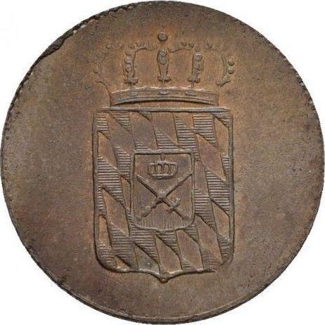 Аверс монеты - 2 пфеннига 1834 года - цена  монеты - Бавария, Людвиг I