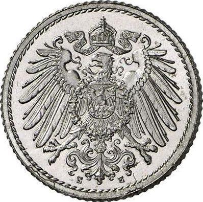 Реверс монеты - 5 пфеннигов 1916 года F "Тип 1915-1922" - цена  монеты - Германия, Германская Империя