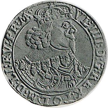 Anverso Medio tálero 1644 C DC "Tipo 1640-1647" - valor de la moneda de plata - Polonia, Vladislao IV