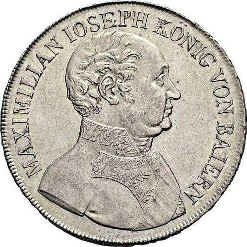 Anverso Tálero 1823 "Tipo 1807-1825" - valor de la moneda de plata - Baviera, Maximilian I