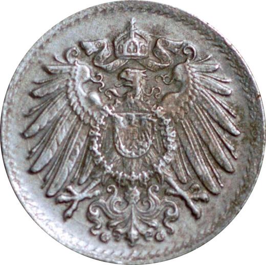 Reverso 5 Pfennige 1919 G - valor de la moneda  - Alemania, Imperio alemán