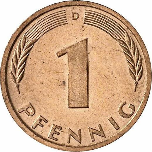 Obverse 1 Pfennig 1987 D -  Coin Value - Germany, FRG