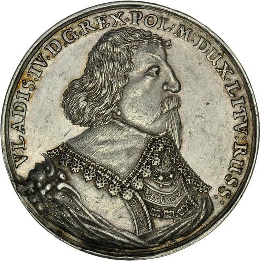Аверс монеты - Талер 1635 года II "Тип 1635-1636" - цена серебряной монеты - Польша, Владислав IV