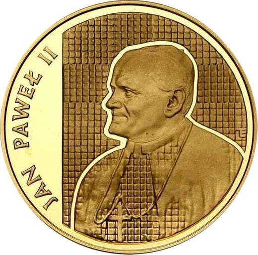 Rewers monety - 10000 złotych 1989 MW ET "Jan Paweł II" Popiersie Złoto - cena złotej monety - Polska, PRL