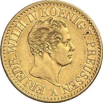 Awers monety - Podwójny Friedrichs d'or 1849 A - cena złotej monety - Prusy, Fryderyk Wilhelm IV