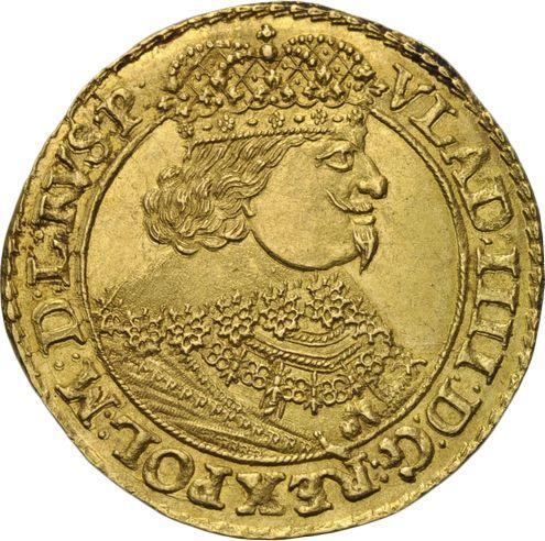 Awers monety - Dukat 1640 MS "Toruń" - cena złotej monety - Polska, Władysław IV