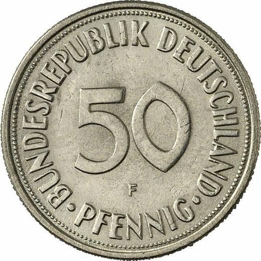 Аверс монеты - 50 пфеннигов 1970 года F - цена  монеты - Германия, ФРГ