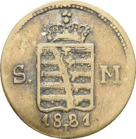 Anverso 3 kreuzers 1831 L "Tipo 1827-1831" - valor de la moneda de plata - Sajonia-Meiningen, Bernardo II