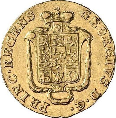 Аверс монеты - 2 1/2 талера 1818 года FR - цена золотой монеты - Брауншвейг-Вольфенбюттель, Карл II