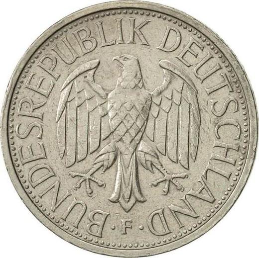 Rewers monety - 1 marka 1981 F - cena  monety - Niemcy, RFN