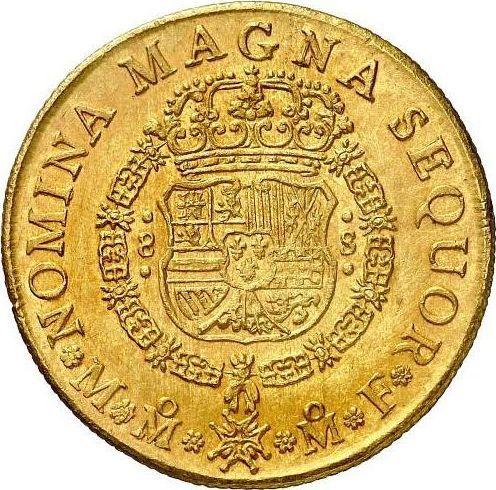 Reverso 8 escudos 1751 Mo MF - valor de la moneda de oro - México, Fernando VI