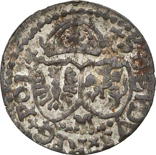 Rewers monety - Szeląg bez daty (1587-1632) M "Mennica malborska" Falsyfikat z epoki - cena srebrnej monety - Polska, Zygmunt III