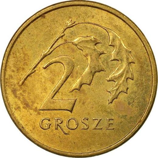 Reverse 2 Grosze 2006 MW -  Coin Value - Poland, III Republic after denomination