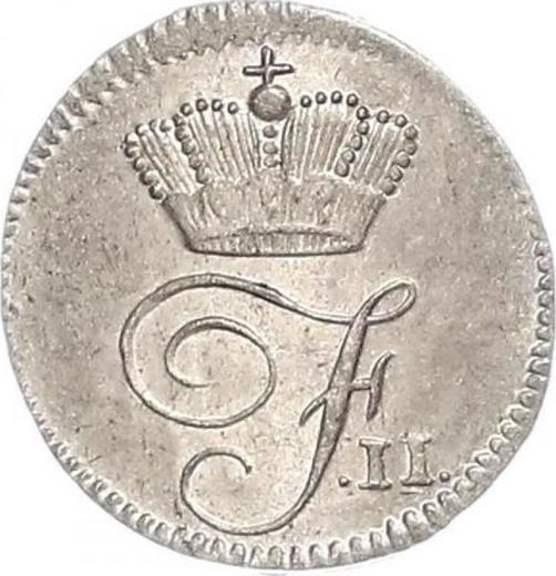 Аверс монеты - 1 крейцер 1801 года - цена серебряной монеты - Вюртемберг, Фридрих I Вильгельм