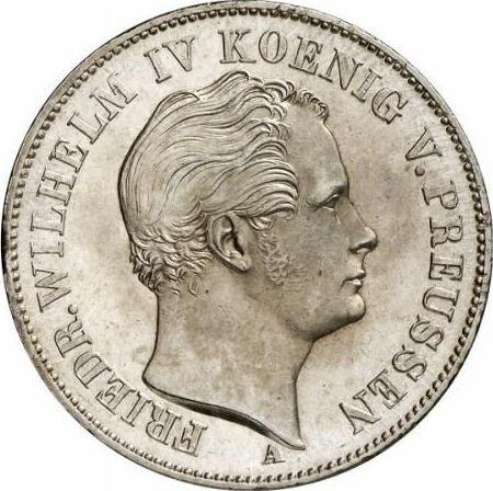 Awers monety - Talar 1843 A "Górniczy" - cena srebrnej monety - Prusy, Fryderyk Wilhelm IV