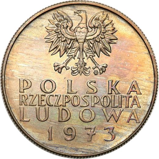 Obverse Pattern 10 Zlotych 1973 MW JMN "200 years of the National Education Commission" Copper-Nickel -  Coin Value - Poland, Peoples Republic