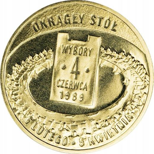 Реверс монеты - 2 злотых 2009 года MW UW "Выборы 4 июня 1989" - цена  монеты - Польша, III Республика после деноминации