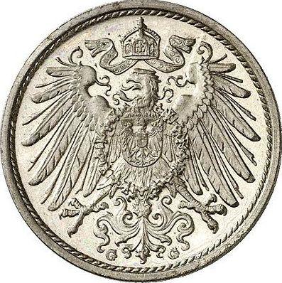 Rewers monety - 10 fenigów 1901 G "Typ 1890-1916" - cena  monety - Niemcy, Cesarstwo Niemieckie