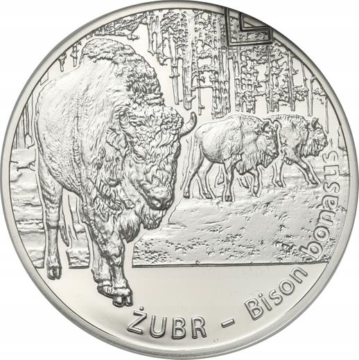 Reverso 20 eslotis 2013 MW "Bisonte europeo" - valor de la moneda de plata - Polonia, República moderna