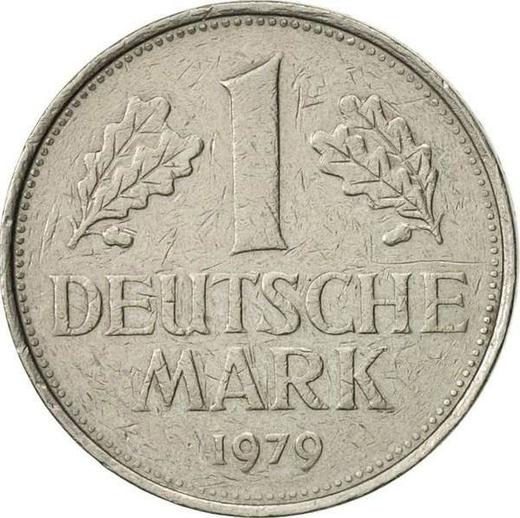 Obverse 1 Mark 1979 G -  Coin Value - Germany, FRG