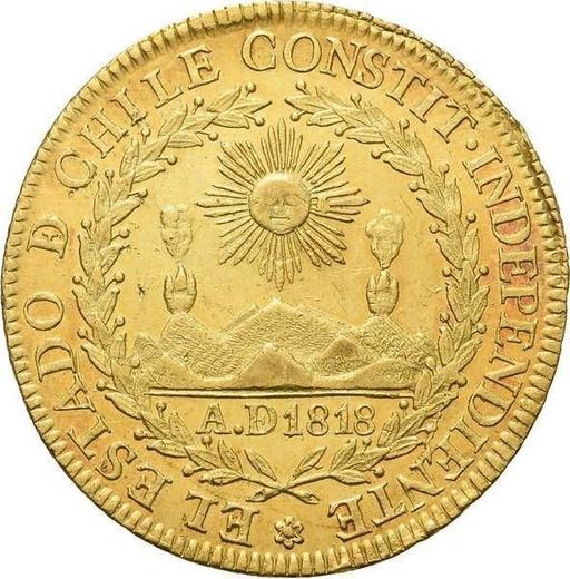 Avers 8 Escudos 1832 So I - Goldmünze Wert - Chile, Republik