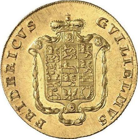 Anverso 10 táleros 1814 FR - valor de la moneda de oro - Brunswick-Wolfenbüttel, Federico Guillermo