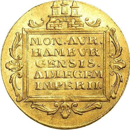Реверс монеты - Дукат 1804 года - цена  монеты - Гамбург, Вольный город