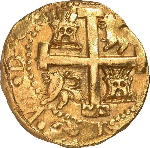 Awers monety - 8 escudo 1747 L V - cena złotej monety - Peru, Ferdynand VI