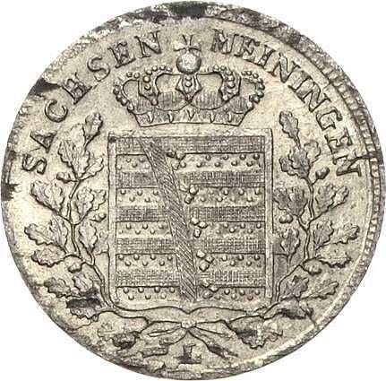 Anverso 1 Kreuzer 1833 L "Tipo 1831-1837" - valor de la moneda de plata - Sajonia-Meiningen, Bernardo II