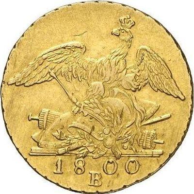 Реверс монеты - Фридрихсдор 1800 года B - цена золотой монеты - Пруссия, Фридрих Вильгельм III