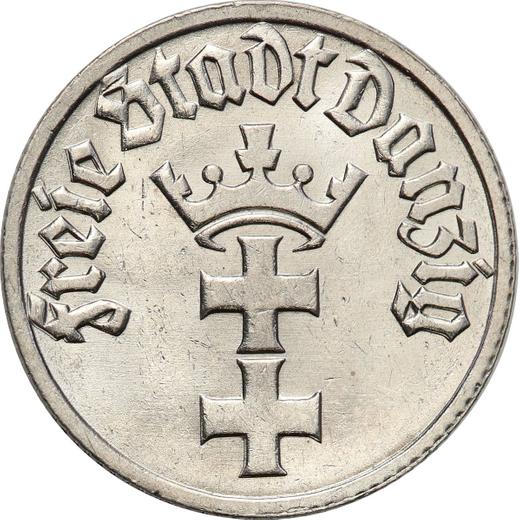 Аверс монеты - 1/2 гульдена 1932 года - цена  монеты - Польша, Вольный город Данциг