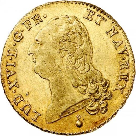 Obverse Double Louis d'Or 1787 AA Metz - France, Louis XVI