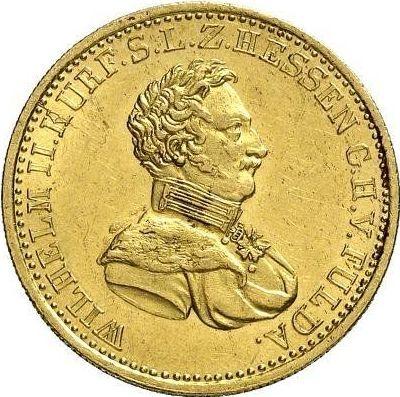 Awers monety - 5 talarów 1823 - cena złotej monety - Hesja-Kassel, Wilhelm II