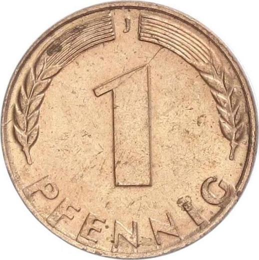 Awers monety - 1 fenig 1948 J "Bank deutscher Länder" - cena  monety - Niemcy, RFN
