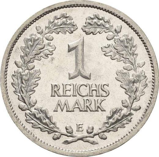 Реверс монеты - 1 рейхсмарка 1926 года E - цена серебряной монеты - Германия, Bеймарская республика
