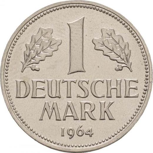Аверс монеты - 1 марка 1964 года D - цена  монеты - Германия, ФРГ