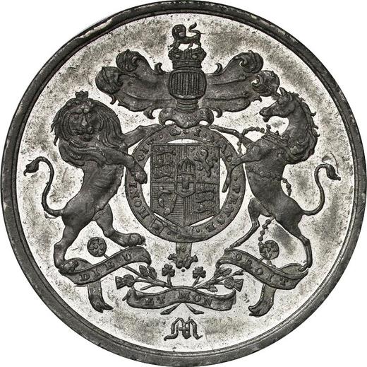 Реверс монеты - Пробная 1 крона без года (1820-1830) - цена  монеты - Великобритания, Георг IV