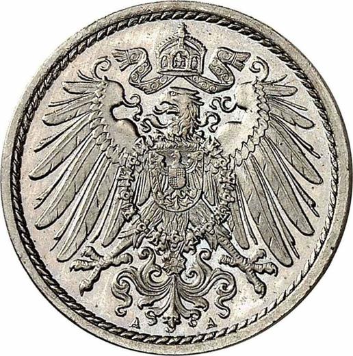 Reverso 5 Pfennige 1903 A "Tipo 1890-1915" - valor de la moneda  - Alemania, Imperio alemán