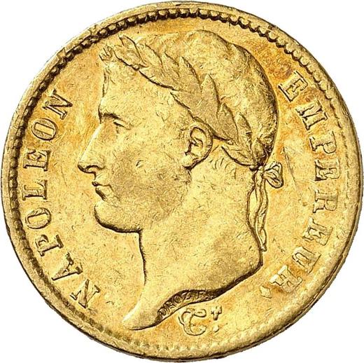 Awers monety - 20 franków 1812 Q "Typ 1809-1815" Perpignan - cena złotej monety - Francja, Napoleon I