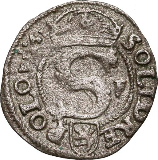 Awers monety - Szeląg 1595 IF "Mennica poznańska" - cena srebrnej monety - Polska, Zygmunt III