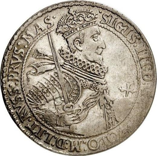 Аверс монеты - Талер 1624 года II VE "Тип 1618-1630" Легкий - цена серебряной монеты - Польша, Сигизмунд III Ваза