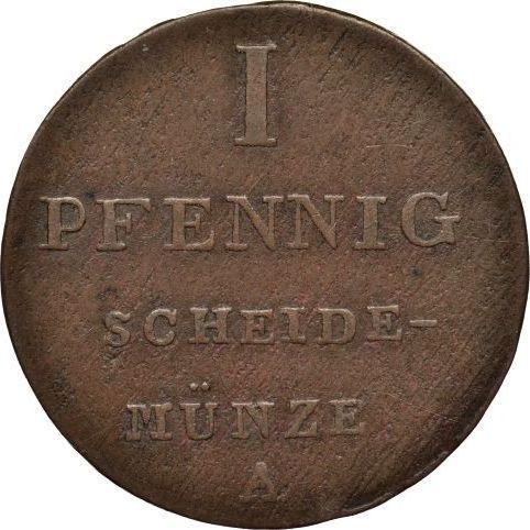 Reverso 1 Pfennig 1833 A - valor de la moneda  - Hannover, Guillermo IV