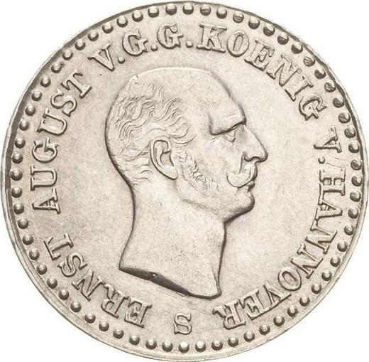 Anverso 1/12 tálero 1840 S - valor de la moneda de plata - Hannover, Ernesto Augusto 